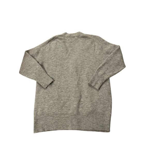 Wilfred by Aritzia Alpaca Wool-Blend Gray Cardigan Size L Cozy CapsuleWardrobe - Picture 3 of 7